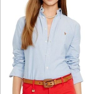 Polo Oxford Blue Button Down